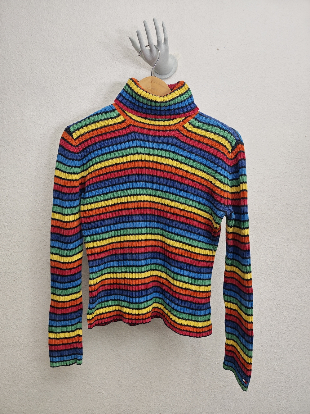 Tommy Hilfiger Colorful Striped Crewneck Sweater
